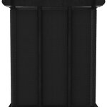 vidaXL Étagère d'affichage 6 cubes et boîtes Noir 103x30x72 5 cm Tissu