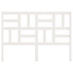 vidaXL Tête de lit Blanc 141x4x104 cm Bois massif de pin