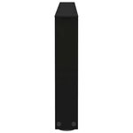 vidaXL Pieds de table basse en forme de V  2 pièces  noir  70 x (30-31 3) cm  acier