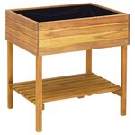 vidaXL Jardinière surélevée 78 5x58 5x78 5 cm Bois massif d'acacia