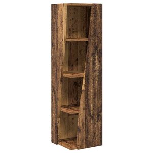 vidaXL Meuble d'angle Bois ancien 27 5x27x102cm Bois d'ingénierie