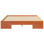 vidaXL Cadre de lit Marron 120 x 200 cm