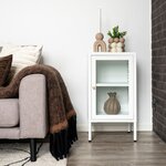 Plaid marron 130 x 170 cm