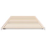 vidaXL Cadre de lit surélevé Blanc 90 x 190 cm Bois massif en pin