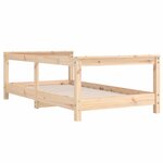 vidaXL Cadre de lit pour enfant 70x140 cm bois de pin massif