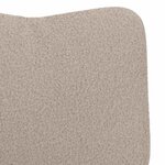 vidaXL fauteuil Gris clair 63 x 67 x 94 cm Tissu Sherpa