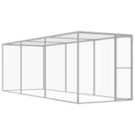 vidaXL Cage pour chat 4,5x1,5x1,5 m Acier galvanisé