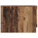 vidaXL Table basse Bois ancien 49 x 50 x 37 cm Bois d'ingénierie