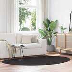 vidaXL Tapis Noir 160 x 230 cm Polyester
