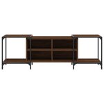 vidaXL Meuble TV chêne marron 153x37x50 cm bois d'ingénierie