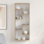vidaXL Étagère murale Chêne artisanal 36 x 16 x 90 cm Bois d'ingénierie