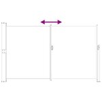 vidaXL Store latéral rétractable 180 x 300 cm Polyester Rectangulaire