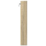 vidaXL Armoire à vitrine chêne sonoma 80x8 5x58 cm bois d'ingénierie