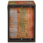 vidaXL Étagère à vin Marron 100 x 45 x 33 cm Bois récupéré massif