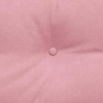 vidaXL Coussin de Dos Rose 100 x 24 x 50 cm Velours