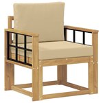 vidaXL 2 Pièce Ensemble de canapés d'extérieur Polyester