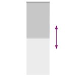 vidaXL Store enrouleur occultant largeur du tissu 60 7 cm polyester