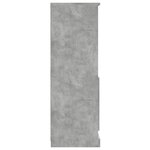 vidaXL Buffet haut gris béton 60x35 5x103 5 cm bois d'ingénierie