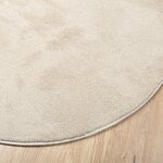 vidaXL Tapis "HUARTE" à poils courts doux et lavable beige 160x230 cm