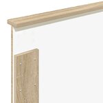 vidaXL Tête de lit Chêne Sonoma 90 cm Bois d'ingénierie