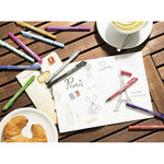 Stylo feutre pointMax pointe moyenne 0.8mm bleu STABILO
