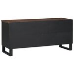 vidaXL Meuble TV - 100 x 33 5 x 46 cm  en bois de mangue massif.