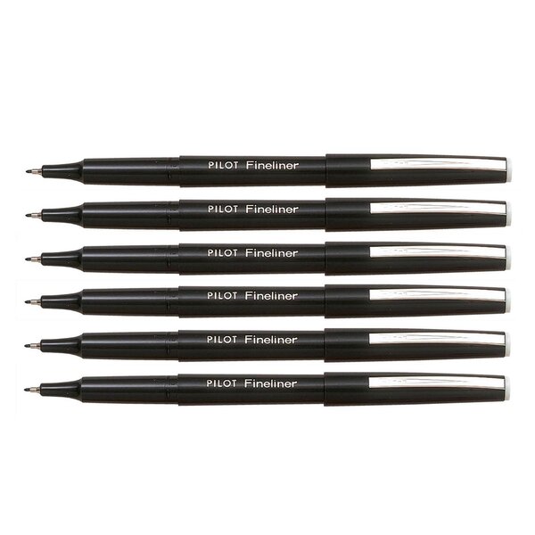 Feutre extra fin Fineliner extra fin 0 4 mm noir x 6 PILOT