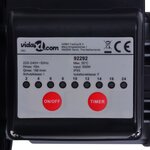 vidaXL Pompe de filtration à sable avec minuterie 550 W 50 L