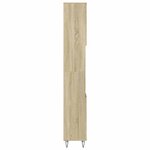 vidaXL Armoire salle de bain chêne sonoma 30x30x190 cm