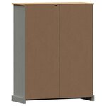 vidaXL Bibliothèque VIGO gris 90x35x114 5 cm bois massif de pin