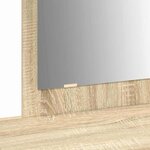 vidaXL Table de Toilette Marron 100 x 40 x 70 cm Bois d'ingénierie