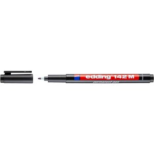 Feutre Permanent 142M Noir Pointe Moyenne 1 mm EDDING