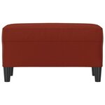 Banc banquette rouge bordeau x 70 x 35 x 41 cm synthétique 02_0010556