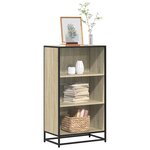 vidaXL Bibliothèque chêne sonoma 60x35x107 5 cm bois d'ingénierie