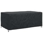 vidaXL Housse pour mobilier d'extérieur Noir 240 x 110 x 70 cm 420D