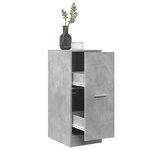 vidaXL Armoire d'apothicaire gris béton 30x41x77 5cm bois d'ingénierie