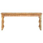 vidaXL Banc 110 x 35 x 45 cm Bois de récupération massif