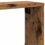 vidaXL Étagères cube murales 2 Pièces vieux bois 100x15x30 cm