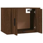 vidaXL Ensemble de meubles TV 2 Pièces Chêne marron Bois d'ingénierie