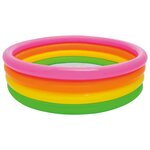 Intex Piscine gonflable Sunset 4 anneaux 168x46 cm