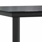 vidaXL Ensemble à manger jardin 5Pièces marron poly rotin verre