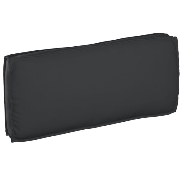vidaXL Coussin de palette pour siège/dossier Noir 120x50x12 cm en tissu Oxford
