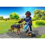 PLAYMOBIL 71162 - Special Plus Policier avec chien de recherche