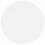 vidaXL Dessus de table rond blanc Ø60x3 cm bois de pin massif