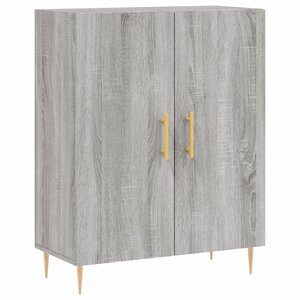 vidaXL Buffet sonoma gris 69 5x34x90 cm bois d'ingénierie