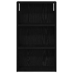 vidaXL Armoire murale de salle de bain Chêne Noir 40 x 14 x 70 cm