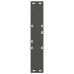 vidaXL Pieds de table à manger en V 2 pièces Anthracite 60 x (72-73 3) cm Acier