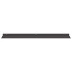 vidaXL Étagère flottante 4 pc Noir 80 x 18 x 2 5 cm Acier