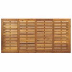 vidaXL Table de jardin et pieds en forme de U 200x90x75 cm bois acacia