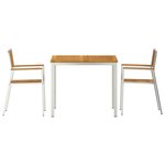 Ensemble de salle à manger jardin vidaXL 3 pièces en bois acacia massif